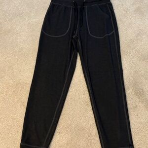 FACEPLANT DREAMS Jogger leggings. Size S. Luxury loungewear. Front pockets. Grey